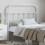 Berkfield Metal Replace Headboard White 100 cm 1