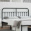 Berkfield Metal Replace Headboard Black 160 cm 1