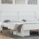 Berkfield Metal Replace Headboard White 200 cm 1