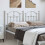 Berkfield Metal Replace Headboard White 135 cm 1
