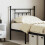Berkfield Metal Replace Headboard Black 75 cm 1