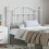 Berkfield Metal Replace Headboard White 100 cm 1