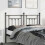 Berkfield Metal Replace Headboard Black 150 cm 1