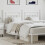 Berkfield Metal Replace Headboard White 160 cm 1
