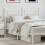 Berkfield Metal Replace Headboard White 150 cm 1
