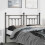 Berkfield Metal Replace Headboard Black 135 cm 1