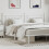 Berkfield Metal Replace Headboard White 200 cm 1
