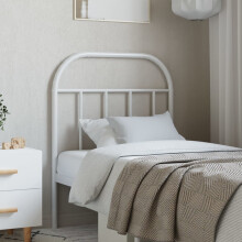 Berkfield Metal Replace Headboard White 75 cm