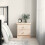 Berkfield Bedside Cabinet ALTA 41x35x41 cm Solid Wood Pine 1