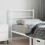 Berkfield Metal Replace Headboard White 75 cm 1