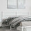 Berkfield Metal Replace Headboard White 200 cm 1