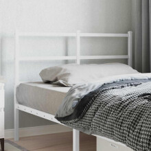 Berkfield Metal Replace Headboard White 120 cm