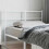 Berkfield Metal Replace Headboard White 120 cm 1