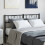 Berkfield Metal Replace Headboard Black 120 cm 1