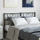 Berkfield Metal Replace Headboard Black 140 cm 1