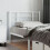 Berkfield Metal Replace Headboard White 107 cm 1