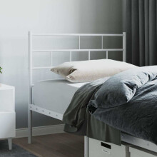 Berkfield Metal Replace Headboard White 75 cm
