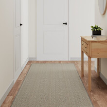 Berkfield Carpet Runner Sisal Look Silver 80x300 cm