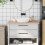 Berkfield Bathroom Countertop 100x60x2.5 cm Solid Wood Beech 1