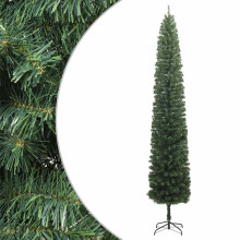 Berkfield Slim Christmas Tree with Stand 270 cm PVC