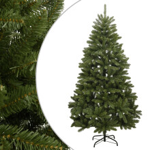Berkfield Artificial Hinged Christmas Tree with Stand Green 210 cm