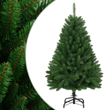 Berkfield Artificial Hinged Christmas Tree with Stand Green 150 cm