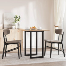 Berkfield Dining Table Legs O-Frame 50x40x73 cm Steel