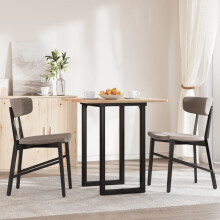 Berkfield Dining Table Legs O-Frame 60x40x73 cm Steel