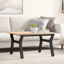 Berkfield Coffee Table Legs Y-Frame 70x60x43 cm Steel