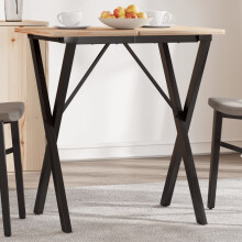 Berkfield Dining Table Legs X-Frame 60x40x73 cm Steel