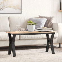 Berkfield Coffee Table Legs Y-Frame 90x30x43 cm Steel