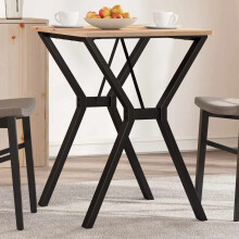 Berkfield Dining Table Legs Y-Frame 60x50x73 cm Steel