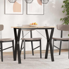 Berkfield Dining Table Legs Y-Frame 80x40x73 cm Steel