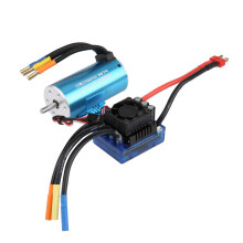 2650KV Brushless RC Motor with 120A ESC, Waterproof Torque 3674 for 1/8 OffRoad Car