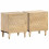 Berkfield Bedside Cabinets 2 pcs 40x33x46 cm Solid Wood Mango 1