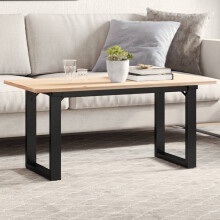 Berkfield Coffee Table Legs O-Frame 70x30x43 cm Steel
