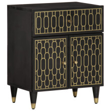 Berkfield Bedside Cabinet 50x33x60 cm Solid Wood Mango