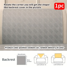 (Grey, Backrest(90*90cm)) 1pc Summer Ice Silky Fiber Fabric Sofa Cushion, Cooling Ice Silk Sofa Seat Pad, Non