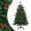 Berkfield Artificial Hinged Christmas Tree with Cones and Berries 150 cm 1