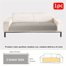 (Grey, 3 Seater Sofa(90*180cm)) 1pc Summer Ice Silky Fiber Fabric Sofa Cushion, Cooling Ice Silk Sofa Seat Pad, Non