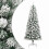 Berkfield Artificial Hinged Christmas Tree with Flocked Snow 180 cm 1
