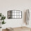 Berkfield Wall Mirror Black 60x30 cm Arch Iron 1