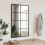Berkfield Wall Mirror Black 50x80 cm Rectangle Iron 1