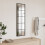 Berkfield Wall Mirror Black 30x100 cm Rectangle Iron 1