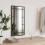Berkfield Wall Mirror Black 30x60 cm Rectangle Iron 1