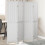 Berkfield Room Divider 4 Panels White Solid Wood Paulownia 1