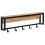 Berkfield Coat Rack 87x10x27 cm Solid Rough Wood Mango 1