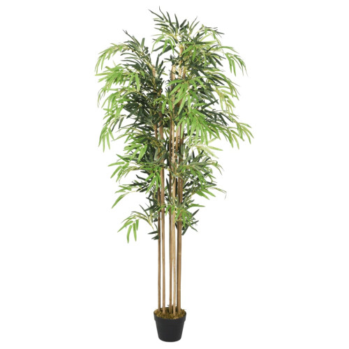 Berkfield Artificial Bamboo Tree 1605 Leaves 180 cm Green