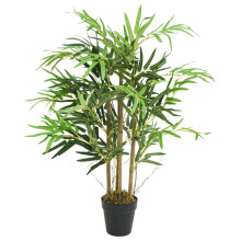 Berkfield Artificial Bamboo Tree 500 Leaves 80 cm Green