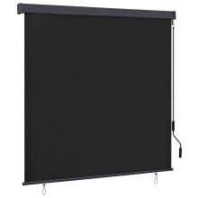 Berkfield Roller Blind Anthracite 180 x 250 cm Fabric and Aluminum